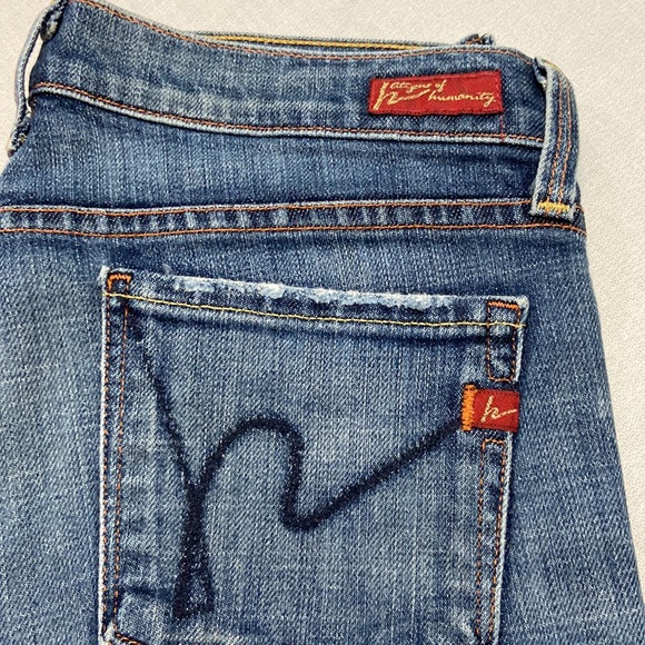 Citizens of Humanity Stretch Low Waist Bootcut Womens Denim Jeans EUC Size 26 - Picture 2 of 13